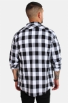 URBAN CLASSICS Checked Flanell Overhemd Black/White