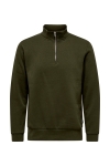 ONLY & SONS Ceres Half Zip Sweat Rosin