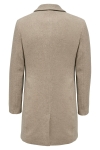 ONLY & SONS Jaylon Wool Coat Silver Lining