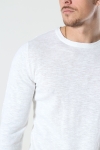 Jack & Jones Linen Knit Crew Neck Cloud Dancer