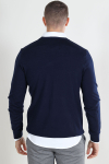 Selected Tray LS Merino Knit Crew Neck Navy Blazer