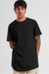 URBAN CLASSICS Shaped Long Tee Black