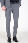 Solid Frederic Pants Med Grey Melange