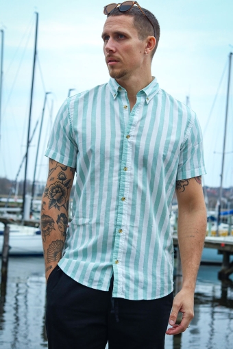 PLAIN FRED SHIRT SS Granite Green