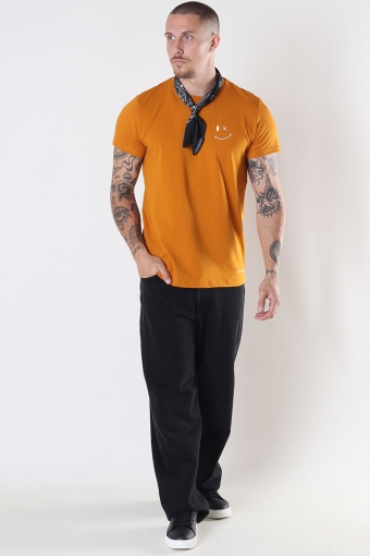 Patrick Organic Tee Rust Orange