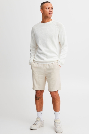 Aurelius Elasticated Linen Shorts Oatmeal