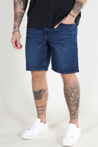 Weft Denim Shorts Dark Blue Denim