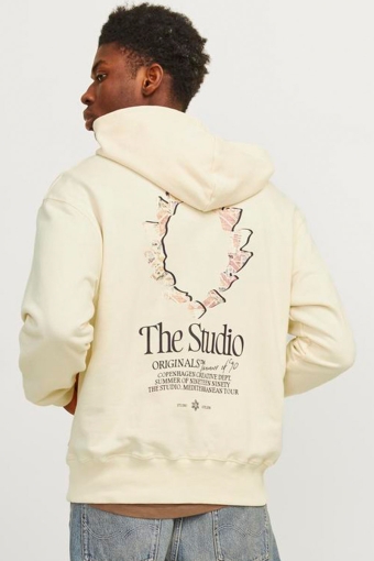 Noto Graphic Sweat Hood Buttercream