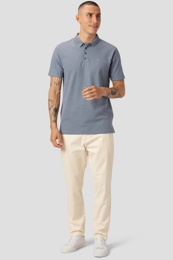 Silkeborg Stretch Polo Dusty Blue