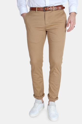 Daniel Stretch Chino Broek Khaki