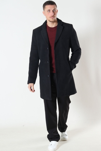 JAYLON WOOL COAT OTW Black