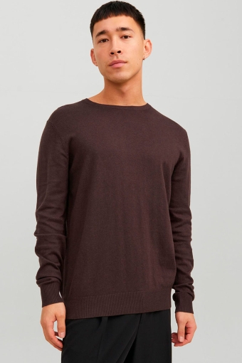 Emil Knit Crewneck Seal Brown