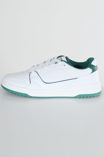 London PU Sneaker White Green