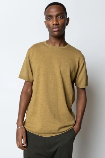 Thomas Knit Tee Dark Khaki