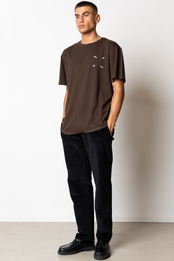 Clean organic T-shirt Dark Brown