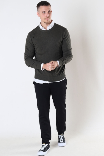 EMIL KNIT CREW NECK Olive Night