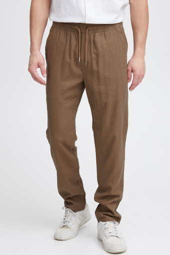 TAIZ LINEN PANTS Shitake