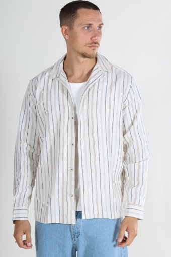 Trev Relaxed LS Shirt Cloud Dancer