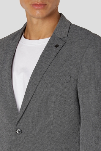 Milano Jersey Blazer Dark Grey Melange