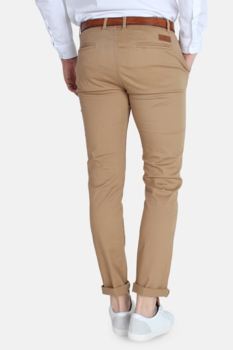 Daniel Stretch Chino Broek Khaki