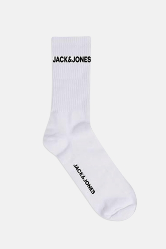 JACBASIC LOGO TENNIS SOCK 5 PACK NOOS White