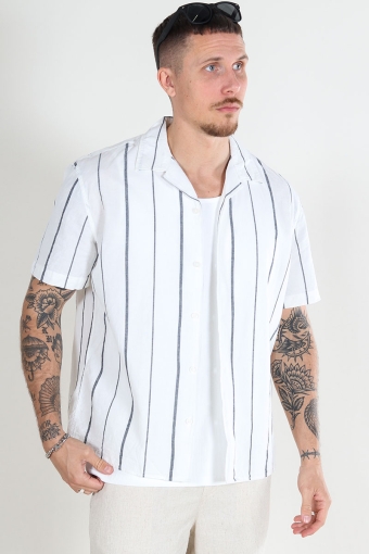 Relax New Linen SS Resort Shirt Sky Captain