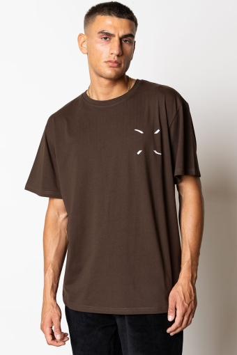 Clean organic T-shirt Dark Brown