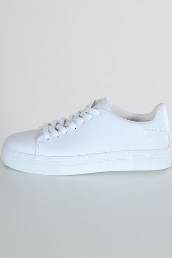 DAVID CHUNKY LEATHER SNEAKER White