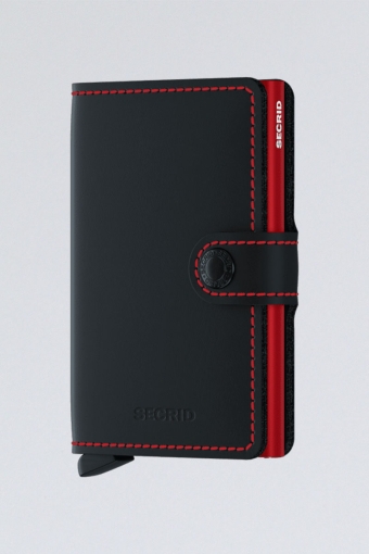 Miniwallet Matte Black/Red