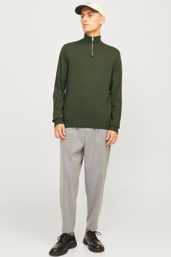 Emil Knit Half Zip Kombu Green