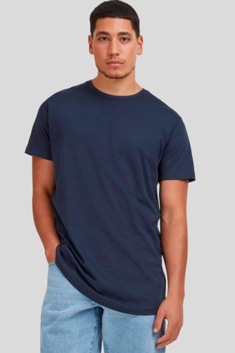 Shaped Long Tee Navy