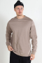 ONLY & SONS Fred Oversize LS Tee Desert Taupe