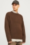 Jack & Jones Ollie Knit Crew Neck Chocolate Lab