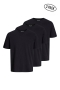 Jack & Jones Under Tee Crew Neck 3 Pack Black