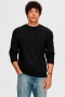 Selected Emanuel Soft Crew Neck Sweat Black