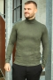 JEFF MALCOLM ROLL NECK KNIT Army