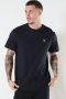 Clean Cut Copenhagen Cross Logo Organic Tee Black