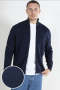 ONLY & SONS Malik Regular Zip Cardigan Knit Navy Blazer